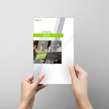A5 Spor Salonu Broşürü online tasarla
