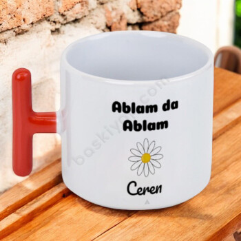 Ablam Da Ablam Baskılı Kişiye Özel Fincan T Kulp online tasarla