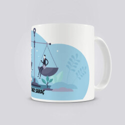 Adalet Terazisi Avukat Baskılı Kupa Bardak online tasarla