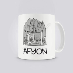 Afyon Tasarımlı Kupa Bardak online tasarla