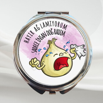 Ağlayan Soğan Tasarımlı Ayna online tasarla