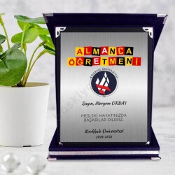 Almanca Öğretmenine Özel Plaket online tasarla