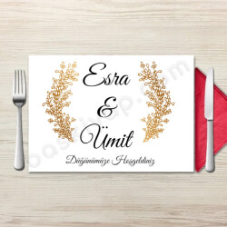 Altın Çiçek Desenli online tasarla