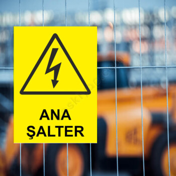 Ana Şalter Etiketi online tasarla