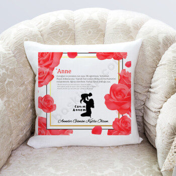 Anneler Günü Kişiye Özel Baskılı Yastık Kılıfı online tasarla