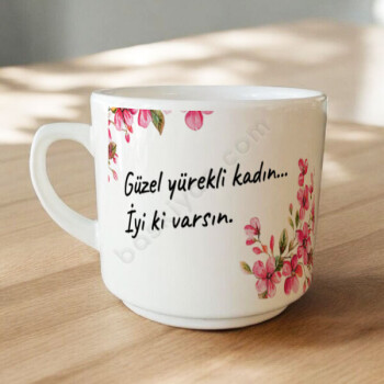 Anneler Gününe Özel Düz Kulplu Ekonomik Kupa online tasarla