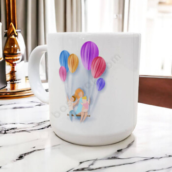 Anneler Gününe Özel Porselen Bella Beyaz Kupa Bardak online tasarla