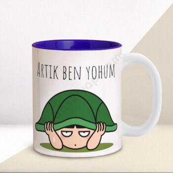 Artık Ben Yokum Tasarımlı Mavi Kupa online tasarla