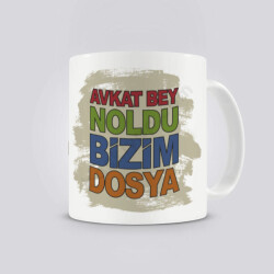 Avkat Bey Tasarım Kendin Tasarla Baskılı Kupa online tasarla
