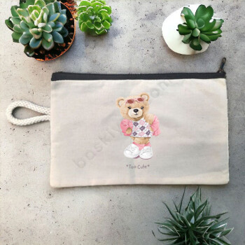 Ayı Baskılı Bez Çanta online tasarla