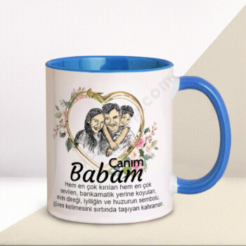 Babalar Günü Tasarımlı Kupa online tasarla
