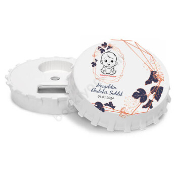 Baby Shower Dekoratif Mıknatıslı Şişe Açacak online tasarla