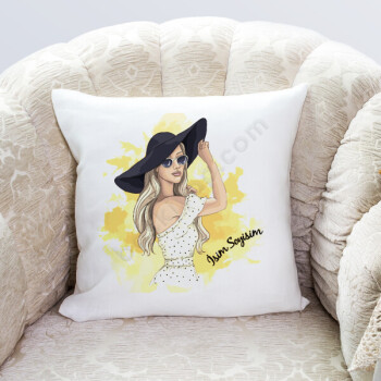 Bahar Kadını 6 Tasarım Yastık online tasarla
