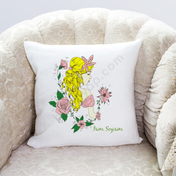 Bahar Kadını 9 Tasarım Yastık online tasarla