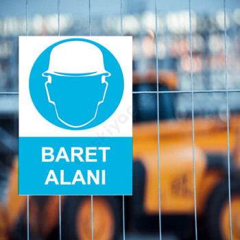 Baret Alanı Etiketi online tasarla