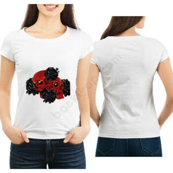 Beyaz Kadın Tişört | Baskılı online tasarla