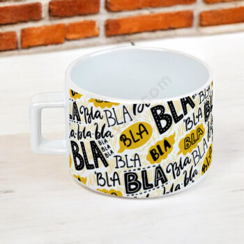 Bla Bla Kendin Tasarla Baskılı Fincan online tasarla