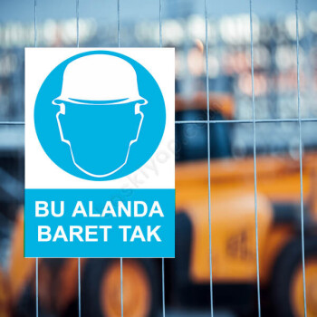 Bu Alanda Baret Tak Etiketi online tasarla