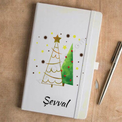 Çam Ağacı Tasarımlı Baskılı Ajanda online tasarla