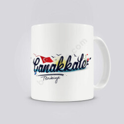 Çanakkale Tasarımlı Kupa Bardak online tasarla