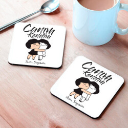 Canım Kendim Temalı Bardak Altlığı online tasarla