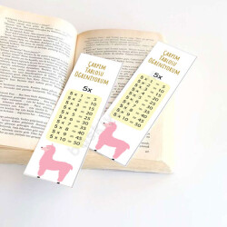 Çarpım Tablosu 5 Eğitici Kitap Ayracı online tasarla