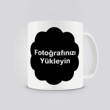 Çiçek Şekilli Kişiye Özel Kupa Bardak online tasarla