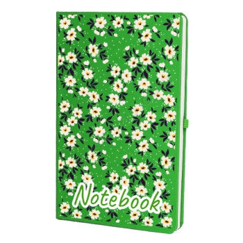 Çiçek Tasarımlı Yeşil Ajanda online tasarla