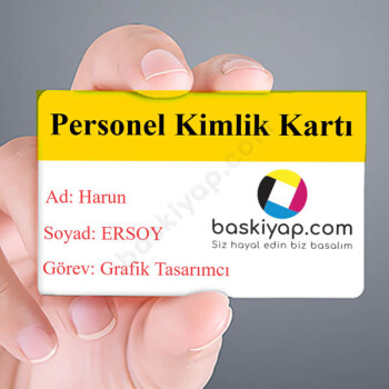 Çipli Personel Yaka Kartı online tasarla