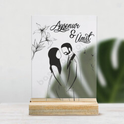 Çitflere Özel Pleksi Masaüstü Stand online tasarla