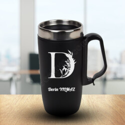 D Harf Baskılı Termos Bardak online tasarla