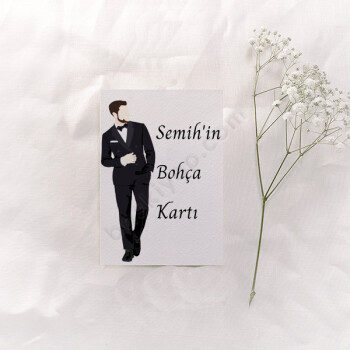 Damat Bohça Kartı Tasarımı online tasarla
