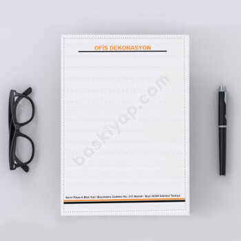 Dekorasyon Tasarımlı Antetli Kağıt online tasarla