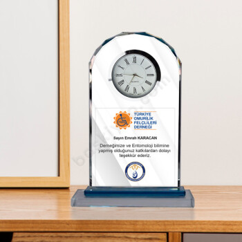 Derneklere Özel Kristal Plaket 3 online tasarla