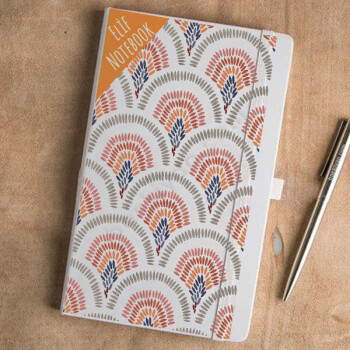 Desenli 13 Beyaz Ajanda online tasarla