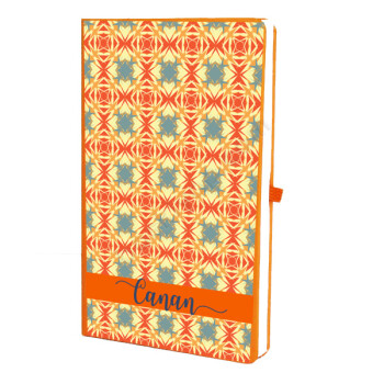 Desenli 2 Turuncu Ajanda online tasarla