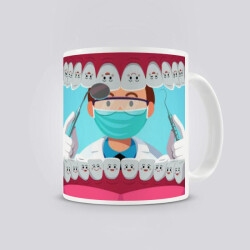 Diş Hekimi Kupa Bardak online tasarla