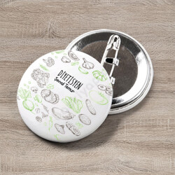 Diyetisyen Tasarım Buton Rozet online tasarla