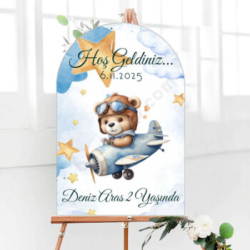 Doğum Günü Karşılama Panosu-1 online tasarla