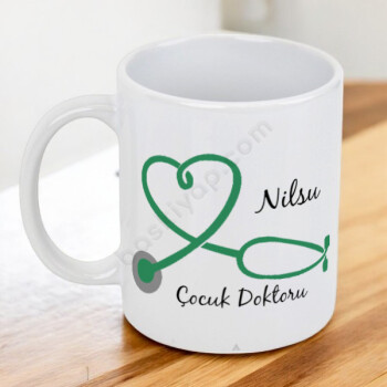 Doktor Temalı Beyaz Kupa 2 online tasarla