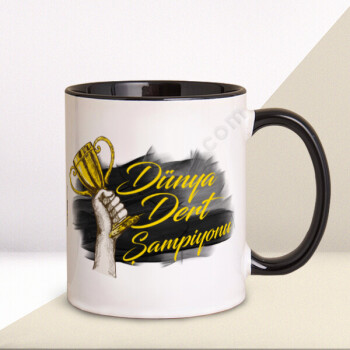 Dünya Dert Şampiyonu Temalı Kupa Bardak online tasarla