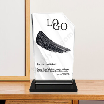 Ekonomik Tebrik Plaketi online tasarla