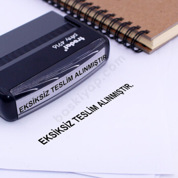 Eksiksiz Teslim Alınmıştır Büyük Boy Kaşe online tasarla