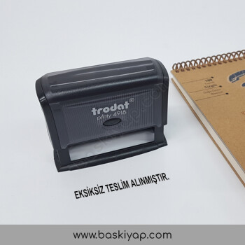 Eksiksiz Teslim Alinmiştir Kaşesi online tasarla