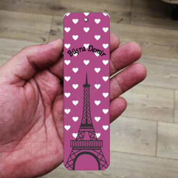 Eyfel Kulesi Metal Kitap Ayracı online tasarla