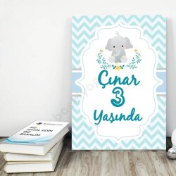 Fil Tasarımlı Afiş online tasarla