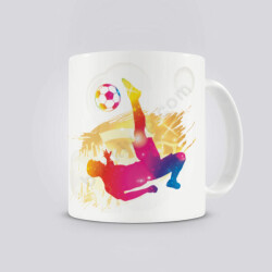 Futbolcu Tasarım 2 Kendin Tasarla Kupa Bardak online tasarla