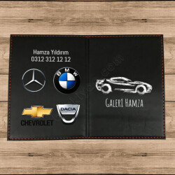 Galeri Termo Deri Siyah Ruhsat Kabı online tasarla