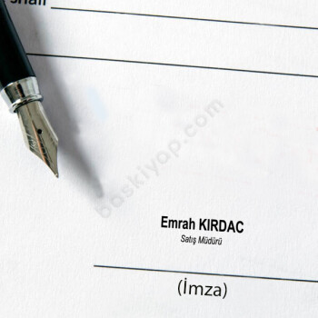 Goldring 302141 Kare Desenli İsim Soyisim Sarı Kalem Kaşe online tasarla