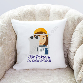 Göz Doktoru 2 Tasarım Yastık online tasarla